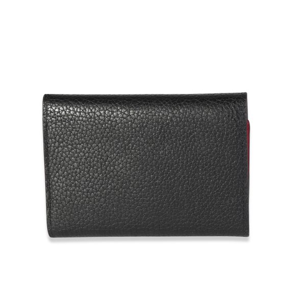 Louis Vuitton Black & Pink Taurillon Leather Capucines Compact Wallet - Picture 3 of 6